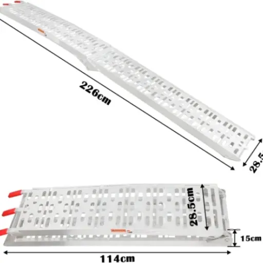Test Sonnewelt rampes pliables 226 cm : ça fait le job, mais faut pas trop charger