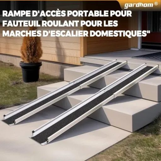 Avis rampes télescopiques gardhom 120-213 cm : une solution simple pour franchir marches et seuils