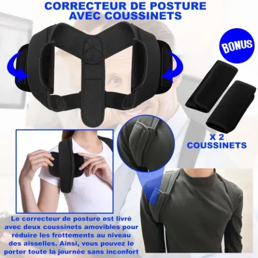 Avis LOW&EE Correcteur de posture dorsale : un harnais simple pour se tenir plus droit sans se ruiner