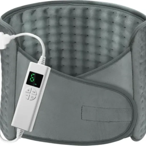 Avis Coussin Chauffant Electrique OneAmg 126x30cm : une grande ceinture chauffante polyvalente pour le dos et le ventre