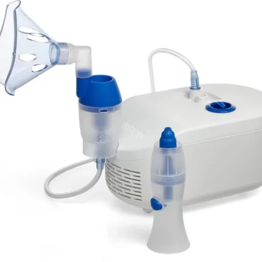 Avis OMRON X102 Total nébulisateur 2-en-1 : l’inhalateur familial avec douche nasale intégrée