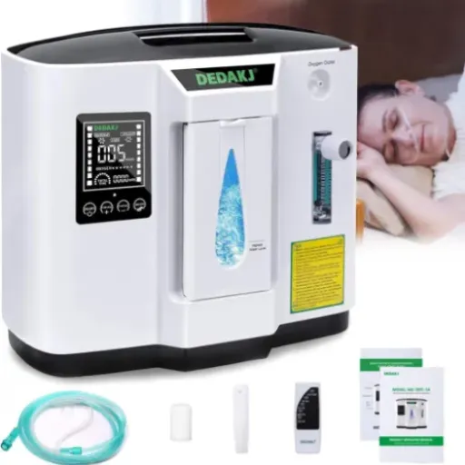 Avis Machine à oxygène 1–7 l/min : un concentrateur basique pour la maison, pensé pour un usage non médical lourd