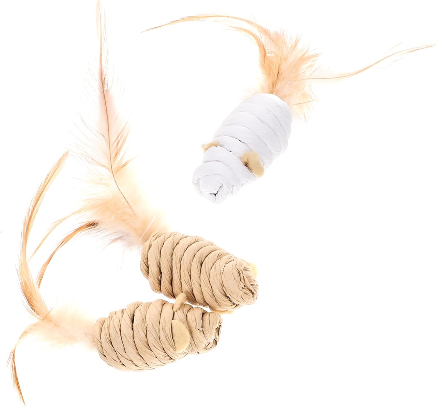 3 pièces Souris Chat Interactif pour Intérieur et Mastication de Dentition pour Stimule Activité Félins