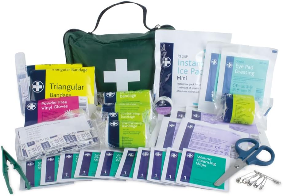 Lewis-plast Trousse De Premiers Soins À Garder Dans Votre Voiture, À La Maison, Au Travail, En Vacances - Comprend L'essentiel Pour Les Situations D'urgence Quotidiennes, 90 Pièces (lot De 1)