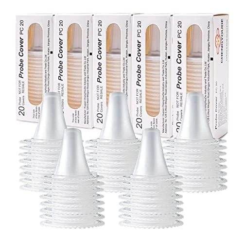 100pcs Embouts pour thermomètre auriculaire Braun - capuchons de remplacement pour protéger la lentille du filtre de la sonde, compatible avec différents types