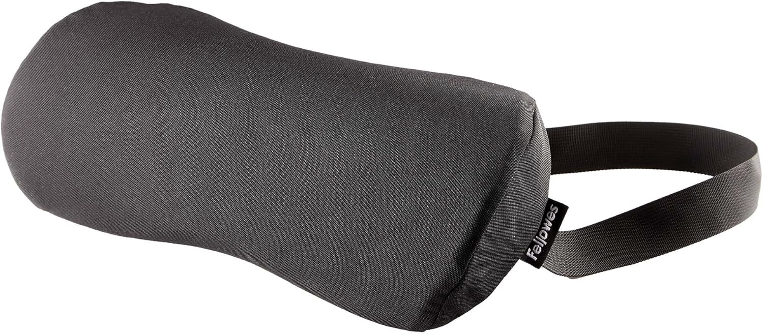 Coussin Lombaire Breyta - Support Lombaire Ergonomique, Sangle Ajustable, Compact & Transportable, Matériaux éco-responsables, Garantie 5 Ans, Idéal pour Le Travail et la Maison
