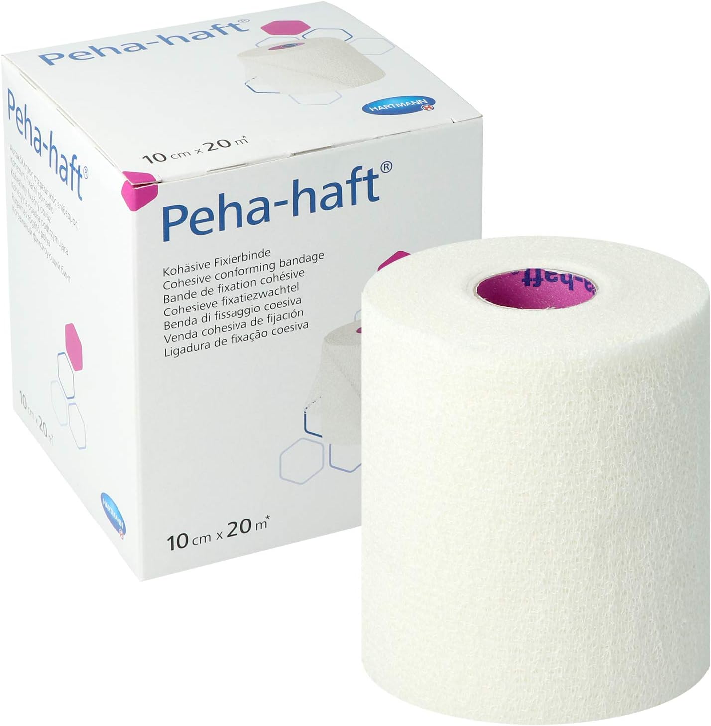 Hartmann Peha-Haft Bandage Compressive Sans Latex, 20 m x 10 cm 20X10 CM