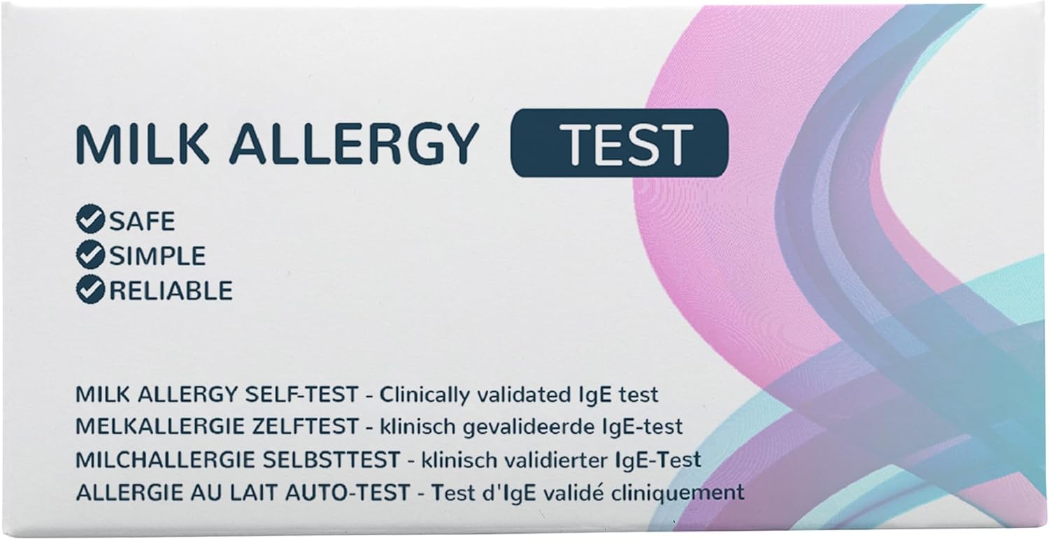 The Tester - Test d'allergie au lait - Auto-test - Test à domicile