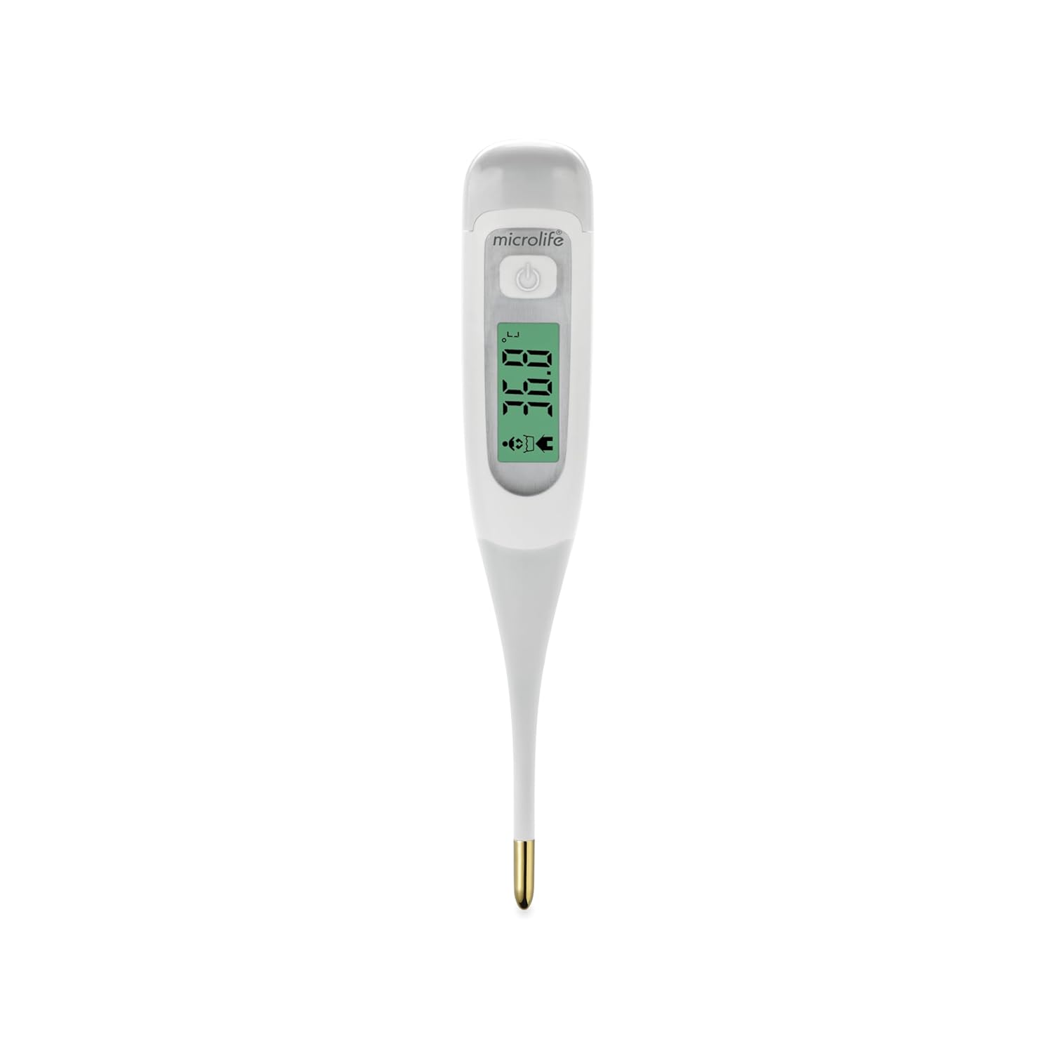 Thermomètre Digital MT 850 - Validé Cliniquement, 3 Modes Corps/Bain/Ambiant, Embout flexible, Mesure Ultra-rapide 8 sec, Alarme de Fièvre, Écran Rétro-Éclairé, Garantie à Vie