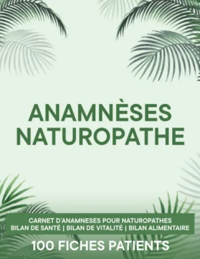 Anamnèses Naturopathe: Carnet pour Établir le Bilan de Santé, Vitalité et Alimentaire de Votre Patient - Contient 100 Fiches Patients - Grand Format 21,59 x 27,94 cm