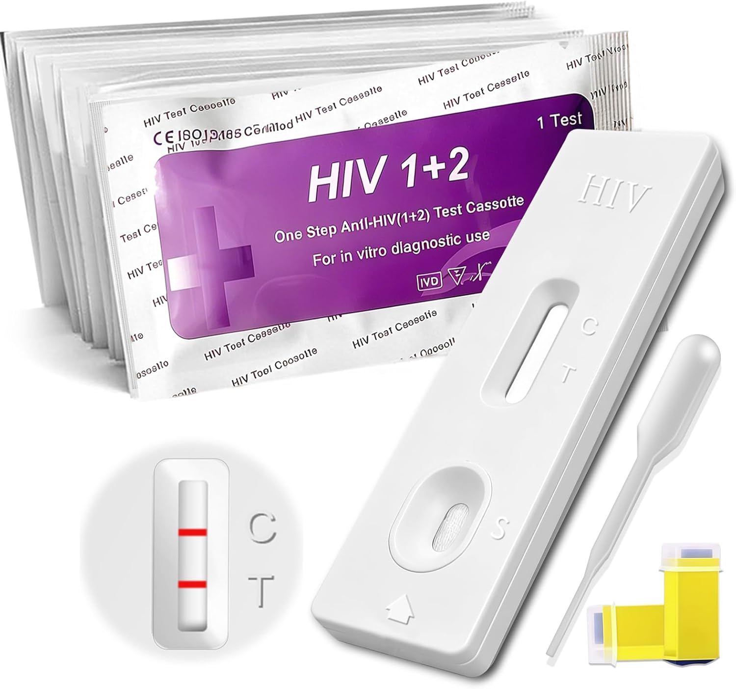 5 tests en kit, Autotest à Faire Chez Soi, Résultat Express