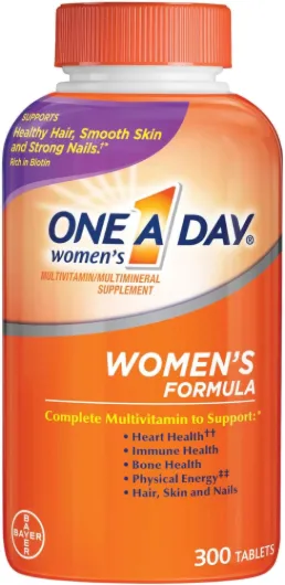 Bayer Formule complète multivitamines 300 comprimes A une journée féminines