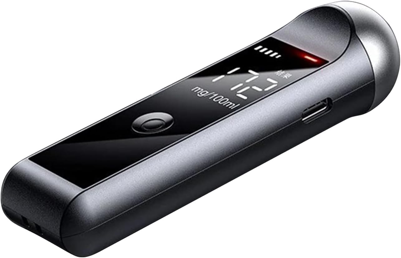 NIHUIFA Détecteur respiratoire portable - Affichage numérique - Analyseur d'haleine - Usage professionnel