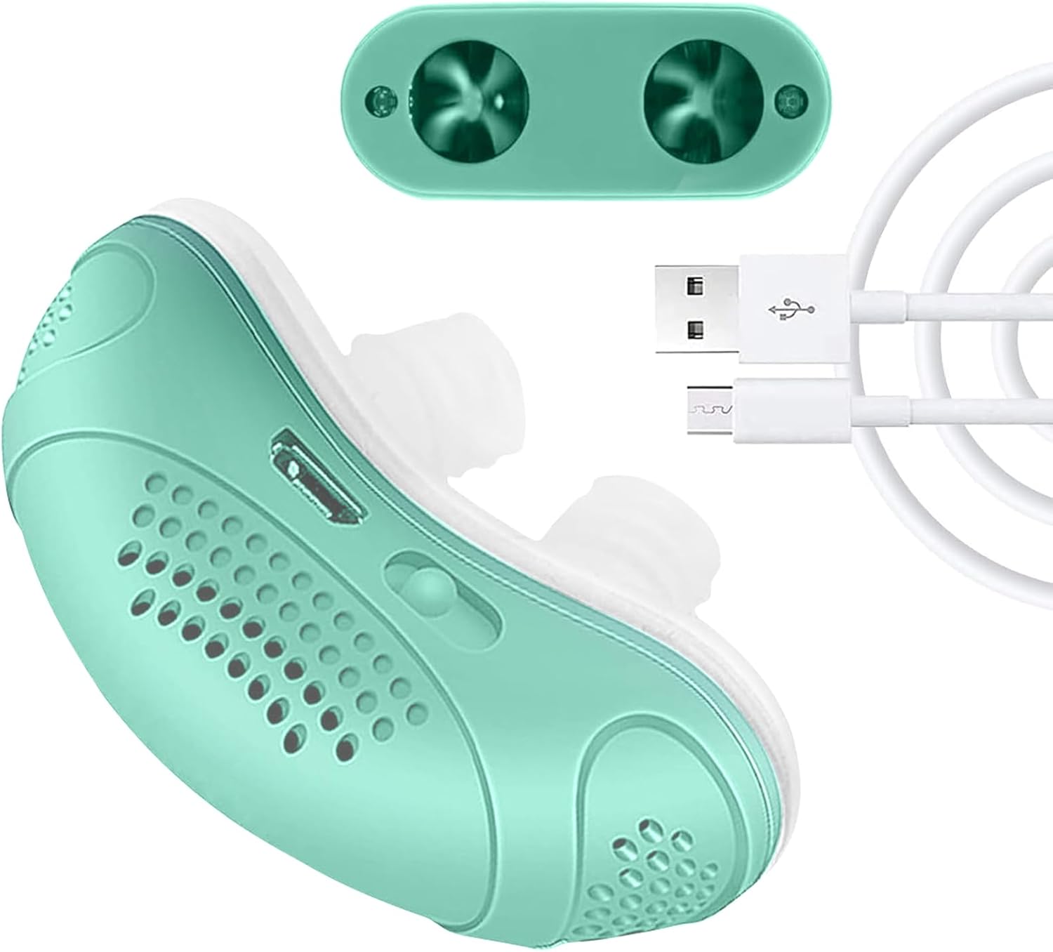 Dispositif Silencieux Sommeil – Outil Anti-Ronflement Électrique, Nez Confort - Aide Respiratoire De Nuit Pour Adultes, Aérien, Relaxant, Appareil Nomade, Réveil Tranquille