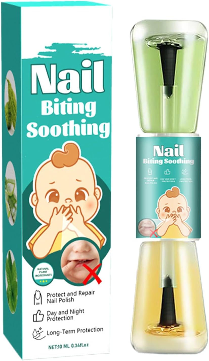 Anti Morsure d'Ongles - Anti-Morsure pour Arrêtant le Grignotage et la Succion de Pouce,Stylo Protecteur Naturel de Manucure Prévention pour Bébé et