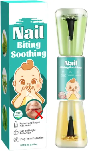 Anti Morsure d'Ongles - Anti-Morsure pour Arrêtant le Grignotage et la Succion de Pouce,Stylo Protecteur Naturel de Manucure Prévention pour Bébé et