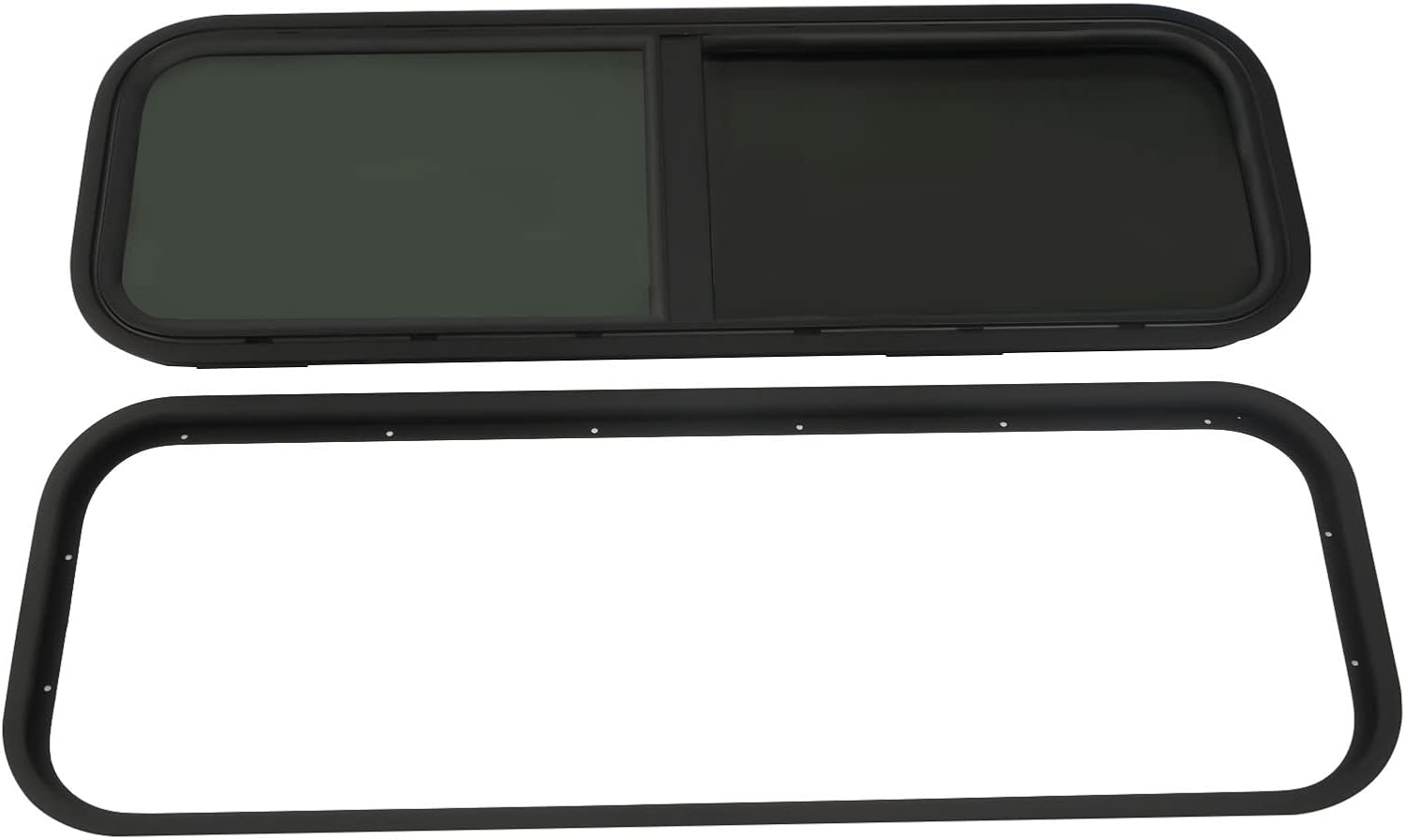 Fenêtre latérale en alliage d'aluminium pour camping-car, caravane, camping, moustiquaire teintée pour fenêtre coulissante, fenêtre de caravane, fenêtres latérales, fenêtres latérales de caravane,