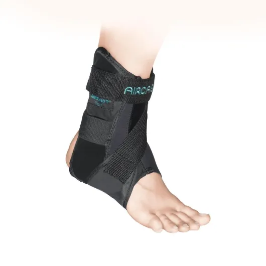 Aircast AirGo Attelle de cheville en différentes tailles pour gauche ou droite – 1 pièce – Confort maximal et stabilité optimale pour une récupération rapide et un mouvement actif (M, droite)