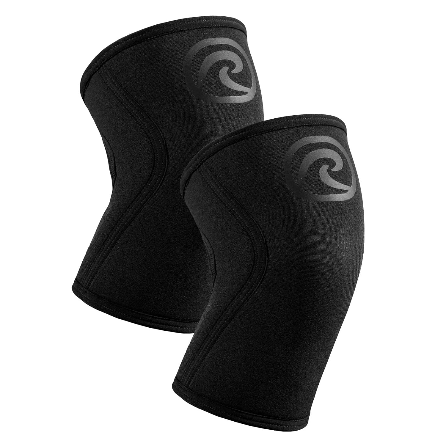 Genouillère pour Entraînement de Force & Fitness - support de genou en néoprène 7mm, Flexible & Antidérapante, Genouillère pour Hommes & Femmes, Couleur:Carbon/Noir - 1 Paire, Taille:M M Carbon/Noir - 1 Paire