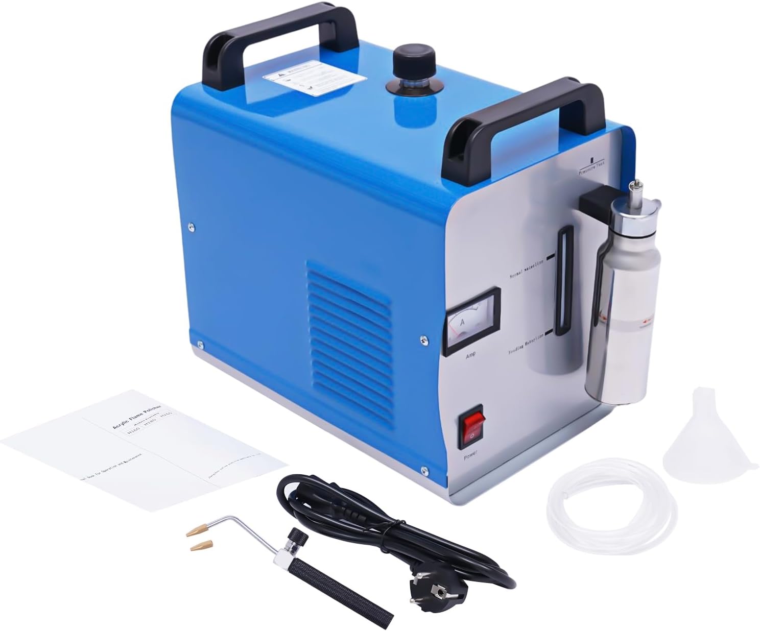 H180 Concentrateur Oxygene Portable, 220 V Polisseuse Acrylique, Eau Oxygénée, Machine Flamme Acrylique, Générateur D'hydrogène Et D'oxygène, Convient Au Polissage Des Matériaux Acryliques H160