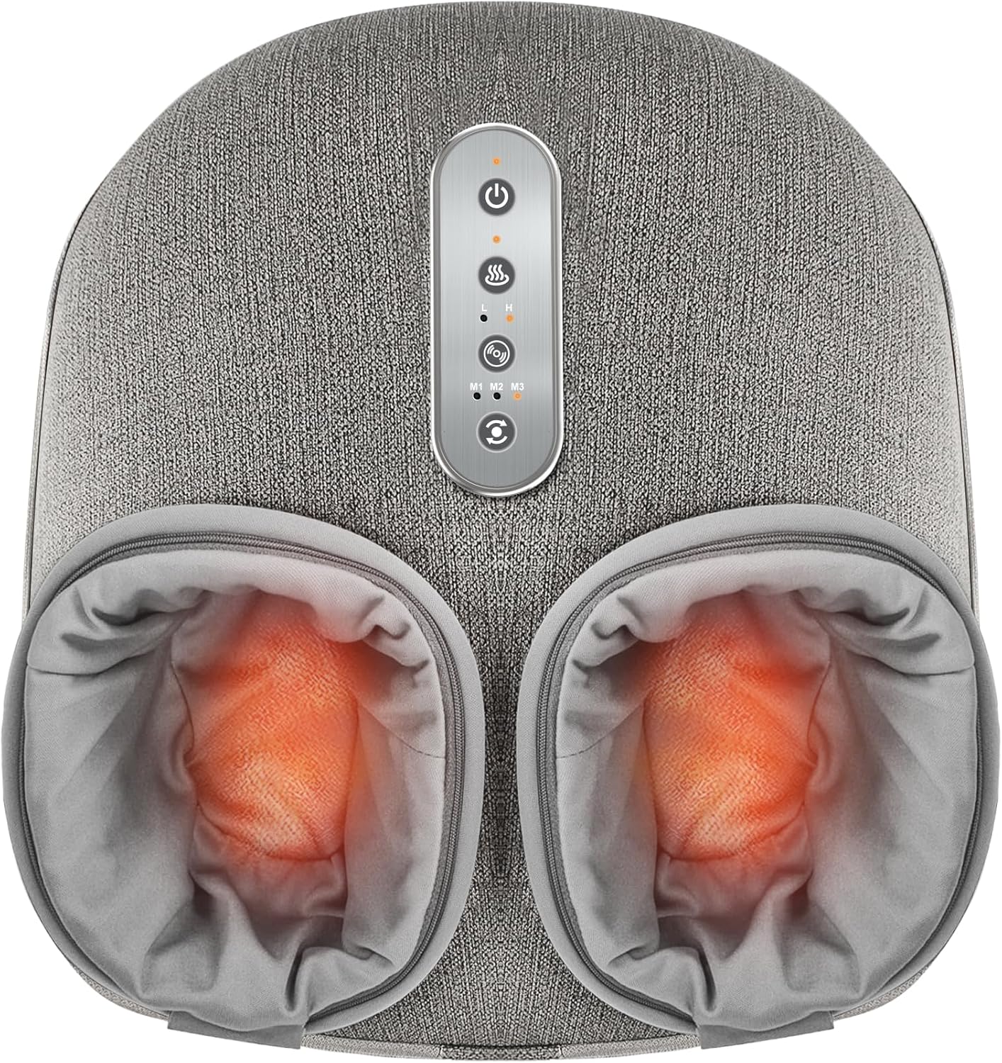 Appareil de massage des pieds avec chaleur, masseur de pétrissage profond, soulage les muscles fatigués et plantaire