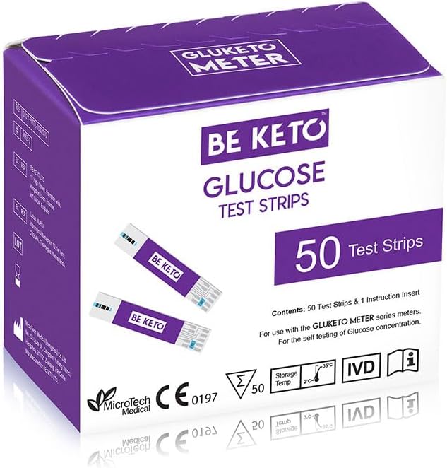 GluKeto Meter - Tests de bande de glucose 50pcs.