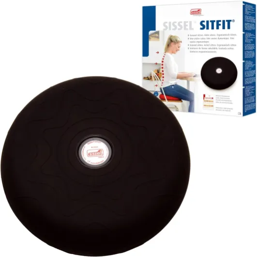 SISSEL SITFIT Coussin d'équilibre rempli d'air pour une assise active et un entraînement - Différentes tailles Moderne Noir