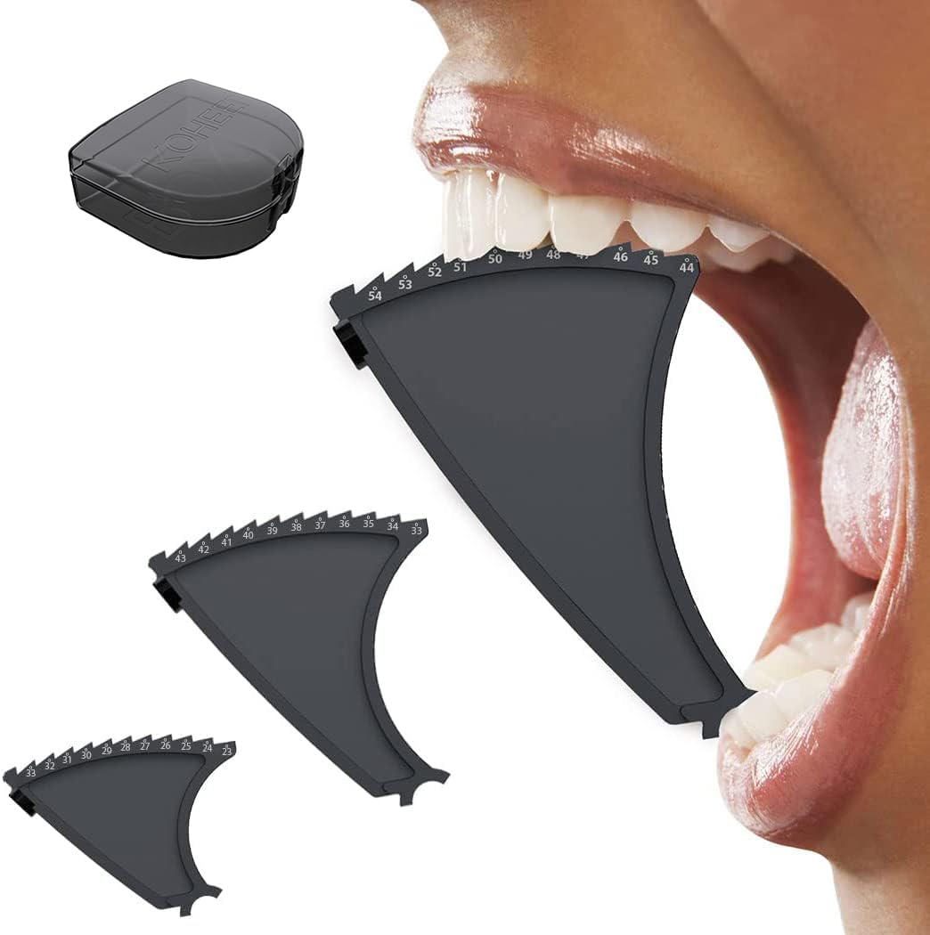 Dispositif Médical pour ATM - Traitement des Douleurs Mandibulaires, Bruxisme, Trismus et Céphalées - Stretching Passif pour Détendre les Muscles de la Mâchoire (Lot de 3)