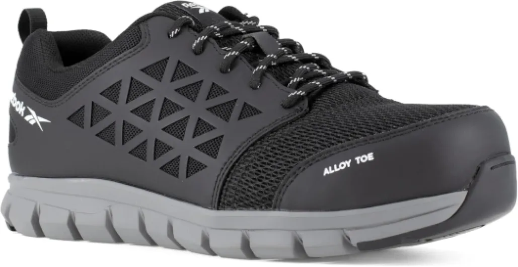 Baskets de sécurité Basses Noire en Microfibres et Nylon Embout Aluminium S1P SRC 42 EU Multicolore