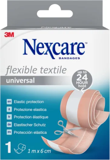 Nexcare Pansement textile universel Nexcare Flexible, 6 cm x 1 m, 1/Boîte
