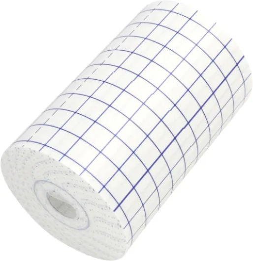 Ruban Adhésif Médical Flexible et Respirant, 10m x 10cm, Bandage Auto-Adhésif Non Tissé, Ruban de Fixation Blanc pour Plâtres, Compresse de Gaze, et Récupération de Blessures Sportives (10cm×10m)