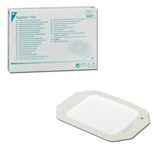 Tegaderm pansement transparent et étanche, stérile, 10x12cm, boîte de 50, 34901 Unique