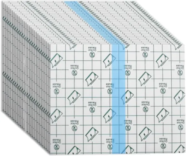 DAZISEN Bandages Adhésif Transparent Extensible - 20 Pièces Pansement Tatouage Pansement Etanche Imperméables pour Sport, Douches, Protéger Tatouage 10 x 12 cm 20 Pcs
