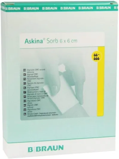 Askina Sorb Alginate CMC pansement 6 x 6 cm ster - de B - Braun AG