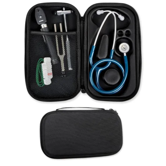 GIMA Stethoskop-Etui, starre Schutzhülle für klassisches Einzelschlauch-Stethoskop, vorgeformter Innenraum, Innentasche für Zubehörteile und Außengriff, Schwarz, Größe 28 x 16 x 5 cm COQUE DE TÉLÉPHONE NOIR