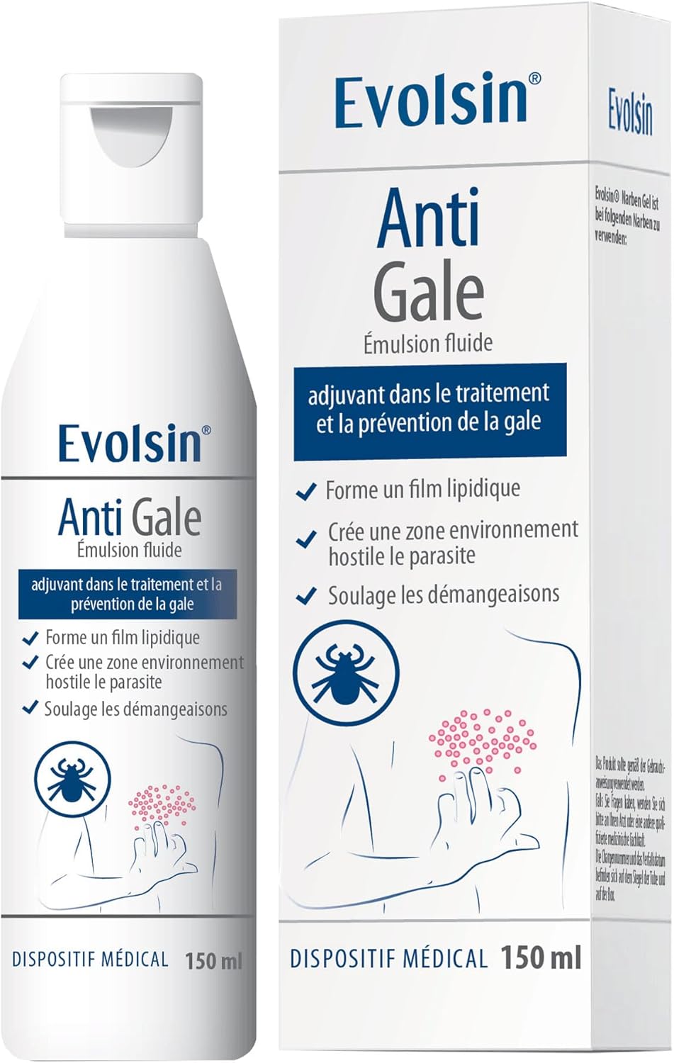 Evolsin® Anti Gale - adjuvant dans le traitement et la prévention de la gale - dispositif médical