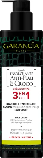 Crème corps 3 en 1 [ Formule ENSORCELANTE ANTI-PEAU DE CROCO ] (400 ml, Parfum) 150 ml (Lot de 1)