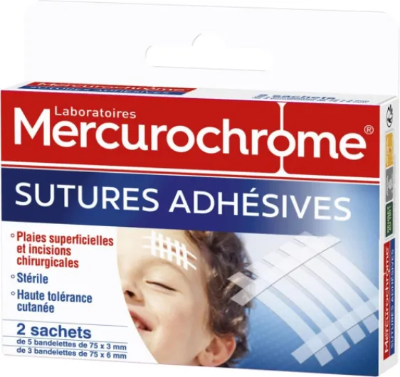 Parapharmacie - Parapharmacie - protéger - BTE 16 PANSEMENTSSUTURES ADHESIFS Blanc 16 Unité (Lot de 1)