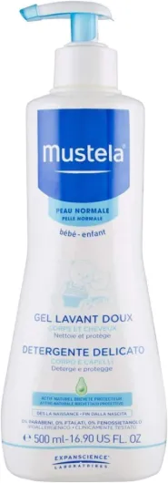 Mustela Lot de 3 flacons de gel nettoyant doux pour bébé Taille : 3 x 500 ml