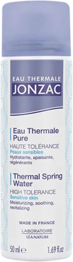 Eau Thermale Jonzac - Eau thermale - Les Essentiels - Hydratante, Apaisante, Régénérante - Tous types de peaux, même sensibles - Aérosol de 50 ml 50 ml (Lot de 1)