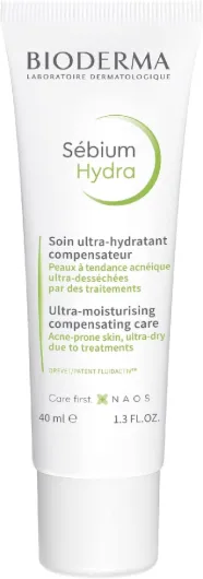 BIODERMA Sébium Hydra – Soin hydratant et nourrissant – Pour les peaux à tendance acnéique – Compense les effets secondaires des traitements contre l’acné – Tube 40 ml 40 ml (Lot de 1)