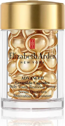 Elizabeth Arden, Advanced Ceramide Capsules, Sérum Quotidien Rénovateur de Jeunesse, Soin Skincare, Sérum Triple Effet Anti-Âge, Lutte contre les rides et ridules, Répare et Hydrate 30 capsules