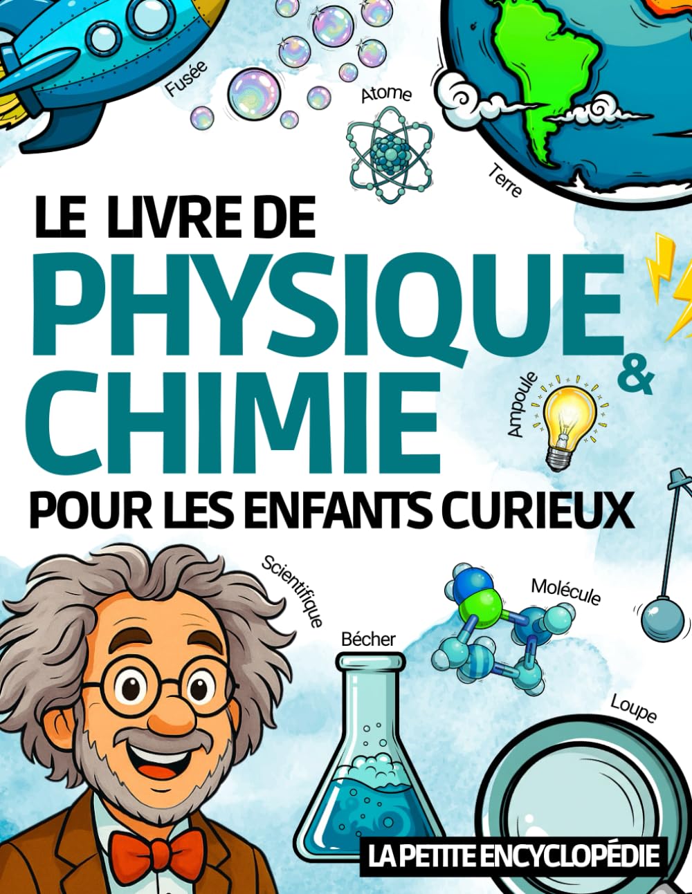 Le livre de Physique & Chimie: L’encyclopédie pour les enfants curieux de 8 à 11 ans sur les sciences, les énergies, les atomes… - Magazine éducatif pour CE1 , CE2 , CM1 , CM2