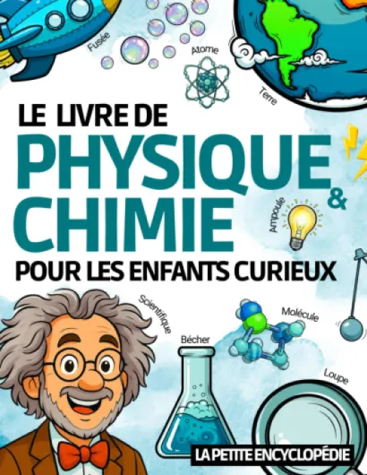 Le livre de Physique & Chimie: L’encyclopédie pour les enfants curieux de 8 à 11 ans sur les sciences, les énergies, les atomes… - Magazine éducatif pour CE1 , CE2 , CM1 , CM2