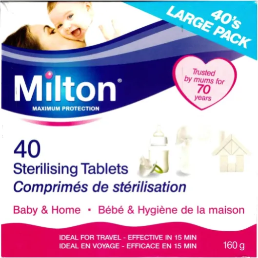Lot de 40 tablettes de stérilisation