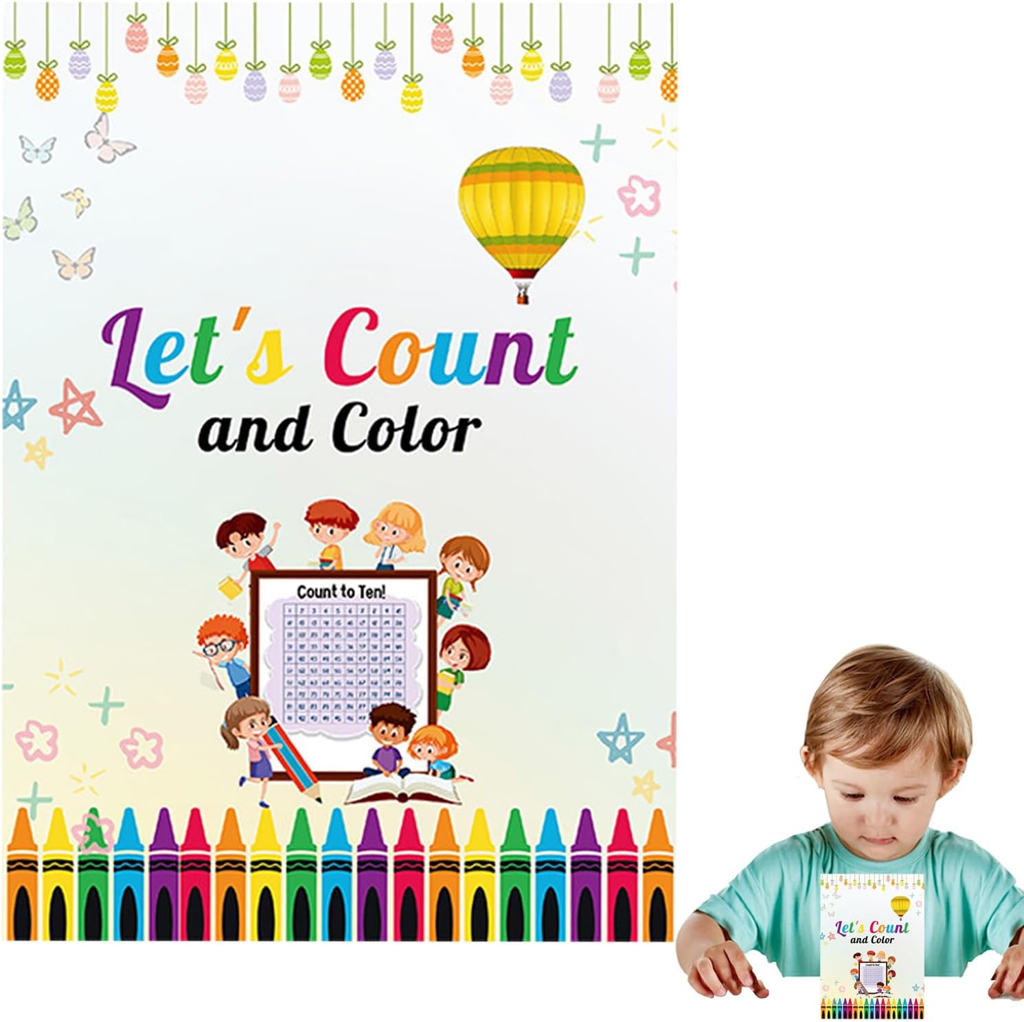 Cahier d'exercices d'écriture pour les tout-petits à partir de 2 ans - Cahiers d'exercices réinscriptibles pour – Jouet éducatif pour apprendre les lettres avec matériel