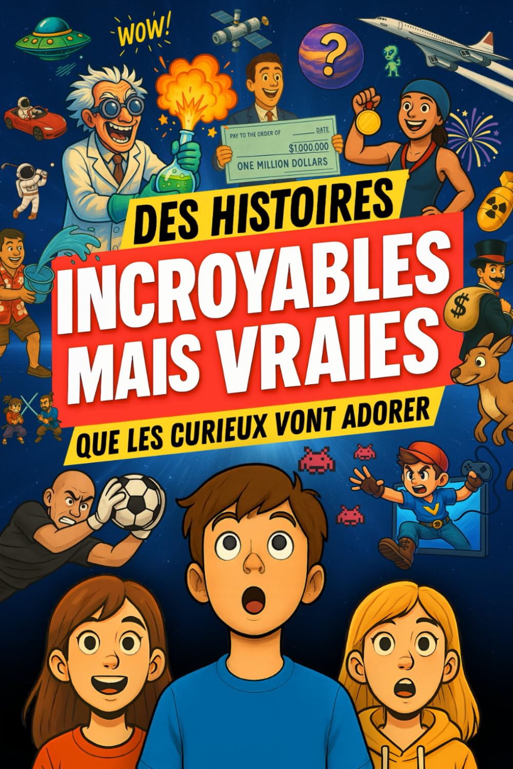 Des histoires INCROYABLES MAIS VRAIES que les curieux vont adorer: SCIENCE, JEUX VIDÉO, ESPACE ET MYSTÈRES : des histoires que les 8 - 14 ans n’ont jamais entendues… mais qu’ils vont adorer raconter