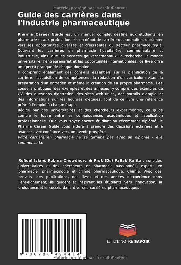 Guide des carrières dans l'industrie pharmaceutique: Guide complet des opportunités de carrière en pharmacie