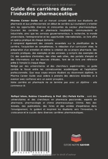Guide des carrières dans l'industrie pharmaceutique: Guide complet des opportunités de carrière en pharmacie