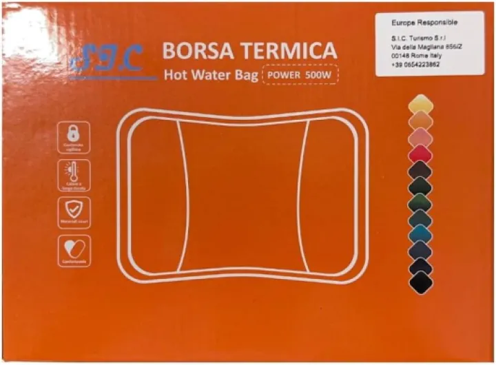 Bouillotte électrique avec doublure en peluche douce ; 500 W ; Chauffe-mains et chauffe-pieds ; idéal pour réduire les douleurs musculaires, dorsales et menstruelles (1) Gris
